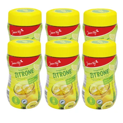 Immagine prodotto di Tutti i giorni tè al limone preparato istantaneo in polvere per bevande 400g confezione da 6 pezzi