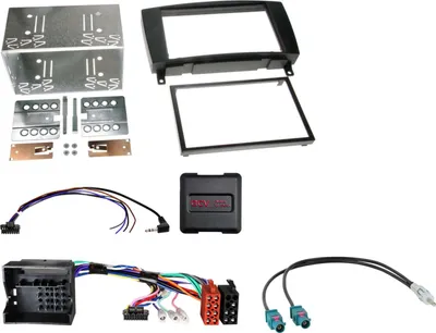 Image de Kit 2-DIN compatible avec Mercedes Classe CLK 04/2005-01/2010SWC/antenne
