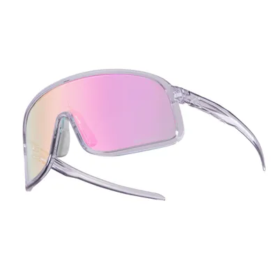 Produktbild von ROCKBROS Fahrradbrille Sonnenbrille winddichte Outdoor Sport Fahrrad Sportbrille Photochrome (Hellviolett)
