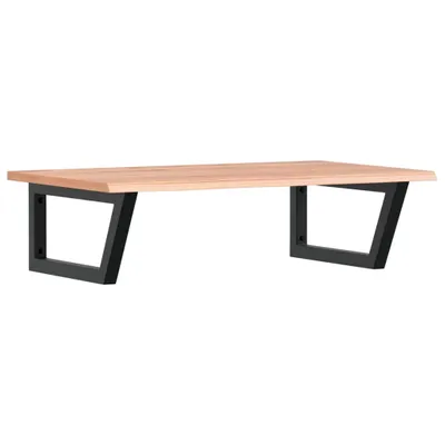 Produktbild von Waschtischplatte mit Halterung Stahl und Massivholz Eiche