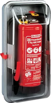 Produktbild von Ochranný kryt pre 6 kg hasiaci prístroj s dvoma napínacími zámkami a drážkami na uchopenie