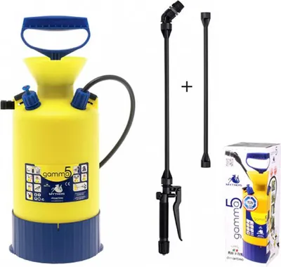 Zdjęcie produktu dla Nohel Opryskiwacz ogrodowy GAMMA Opryskiwacz ciśnieniowy, metalowe ramię 100cm 5l