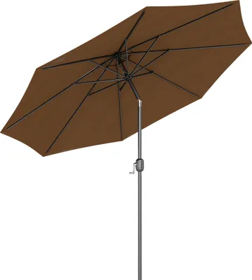 Produktbild von Outsunny Knickschirm Sonnenschirm Gartenschirm Marktschirm Handkurbel Ø2,95 m