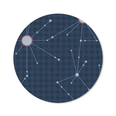 Produktbild von MuchoWow® Mauspad Mousepad Weltraum - Astronomie - Muster 40x40 cm - Mousepads - Maus Mat - Pad - Mausunterlage - Schreibtisch Accessoires