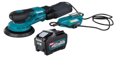 Imagen del producto de Makita BO 002 CGT1 Lijadora rotorbital sin cable 40 V máx. 150 mm 5,0 mm carrera Sin escobillas + 1x batería recargable 5,0 Ah - sin cargador