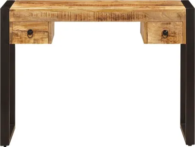 Produktbild von vidaXL Schreibtisch mit 2 Schubladen 110 x 50 x 77 cm Mangoholz Massiv