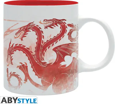 Productafbeelding van ABYstyle 3700789258155, Zelfstandig, 0,32 liter, Rood, Wit, Keramiek, Kan, Universeel
