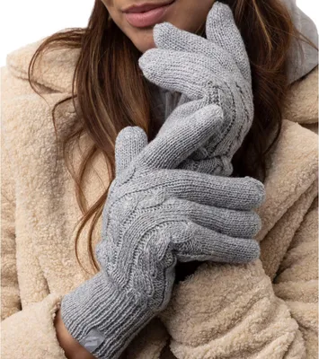 Produktbild von Damen Willow Thermo-Handschuhe – Hellgrau
