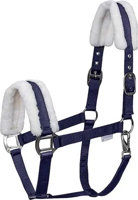 Produktbild von Waldhausen Halfter First Fellhalfter Nachtblau Pony