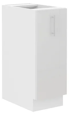 Produktbild von Küche Lara Weiß Hochglanz Unterschrank 30 cm Schrankauszug Küchenschrank