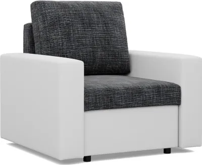 Produktbild von Loungesessel für das Wohnzimmer LUNA, Schwarz + Grau