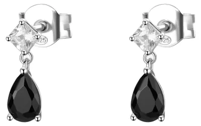 Immagine prodotto di Orecchini in argento con zirconi Mystery Black Fancy FMB118