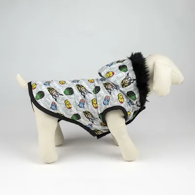 Image de Manteau pour chien The Avengers L Gris