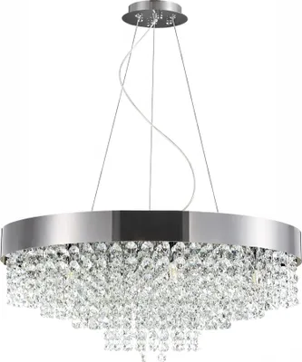 Zdjęcie produktu dla Lampa Sufitowa Wisząca Toolight App1786-16Cp 60Cm Chrome