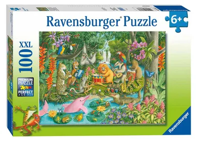 Obrázek produktu pro Ravensburger 13367, 100 kusů, Flóra a fauna, 6 rok/roky