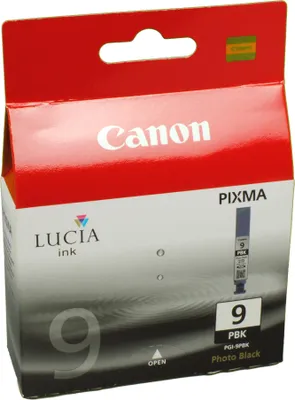 Produktbild von Canon PGI-9PBK Tinte Foto-Schwarz, Schwarz, Tinte auf Pigmentbasis, 1 Stück(e), 660 Seiten
