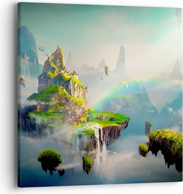 Produktbild von Bild auf Leinwand - Leinwandbild - Abstraktion Natur - 40x40cm - Wand Bild - Wanddeko - Wandbilder - Leinwanddruck - Bilder - Kunstdruck - Wanddekoration - Leinwand bilder - Wandkunst - AC40x40-3469