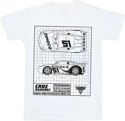 Produktbild von Disney - "Cars" T-Shirt für Damen BI16091 (3XL) (Weiß)