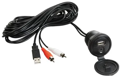 Image de Câble USB-AUX supplémentaire, face avant étanche, 1 pièce
