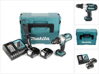 Obrázok produktu pre Akumulátorový vŕtací skrutkovač Makita DDF 451 RFJ 18V 80Nm + 2x akumulátor 3,0Ah + nabíjačka v Makpac