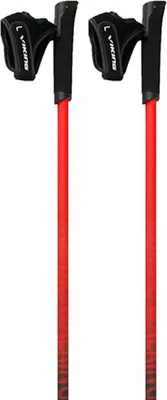 Immagine prodotto di Bastoni Viking - Ultraleggeri - Cinghia da mano con sistema a clip - Impugnatura professionale - Pro Trainer, Unisex, Rosso, 105 cm