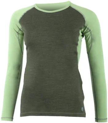 Produktbild von DITA Damen zweifarbiges Merino-Langarm-T-Shirt