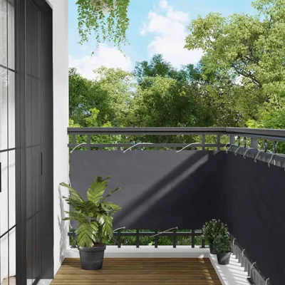 Zdjęcie produktu dla Ekran balkonowy Antracyt 75 x 200 cm