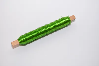 Produktbild von Decolackdraht Bindedraht Wickeldraht Blumendraht apfelgrün ca. 0,50 mm 50 m
