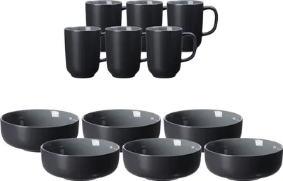 Obrázek produktu pro Ritzenhoff & Breker JASPER 12dílná svačinová souprava černá