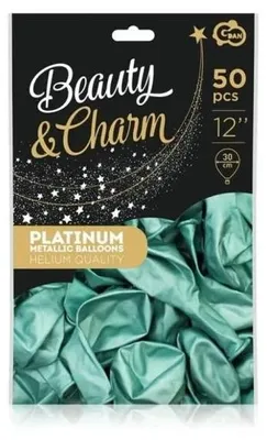 Produktbild von Beauty&Charm-Ballons, platinfarben, 30 cm, 50 Stück – Godan