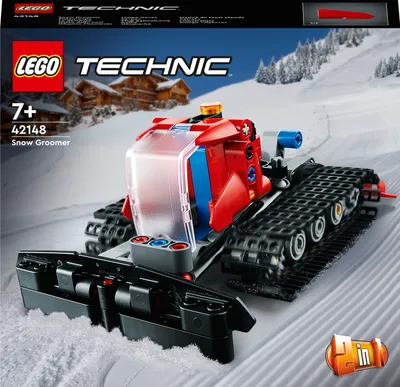 Immagine prodotto di LEGO Technic Gatto delle Nevi 42148, Set 2 in 1 con Motoslitta e Spazzaneve, 178 Pezzi, 7+ Anni