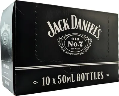 Produktbild von Jack Daniel's Old No.7 Tennessee Whiskey 40% Vol. 10x0,05L