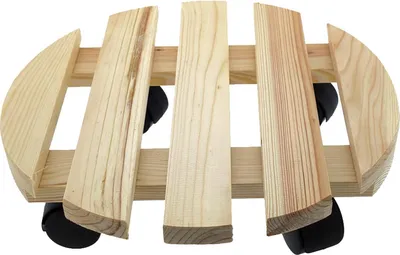 Obrázek produktu pro Květinový vozík, kulatý, Ø 30 cm, borovice