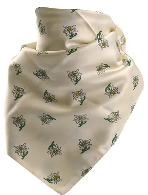 Produktbild von Feines Tuch mit Edelweiss in vielen Farben 65x65 cm