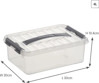 Produktbild von Sunware Aufbewahrungsbox - transparent - 4L - 30 x 20 x 10 cm