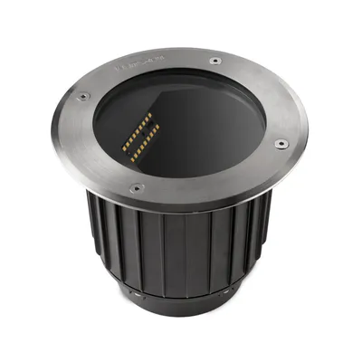 Produktbild von LEDS C4 Gea Bodenleuchte - 27,5 W, Warmweiß, 1008 lm, IP65-IP67, Acero