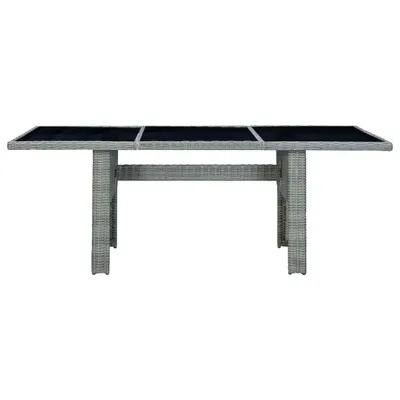 Produktbild von VidaXL 313311, Schwarz, Grau, 2000 mm, 1000 mm, 740 mm