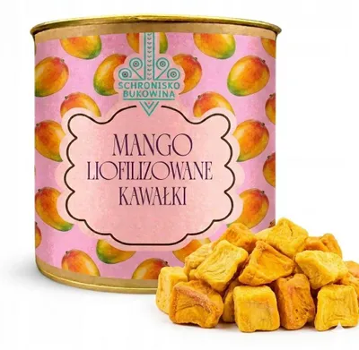 Produktbild von Gefriergetrocknete Mango-Stücke 40g - Schronisko Bukowina