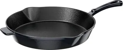 Produktbild von ERNESTO® Gusseisen-Pfanne Servierpfanne für alle Herdarten Ø 30 cm schwarz