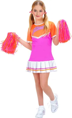 Produktbild von Kostüm Cheerleader orange/pink Gr. 158