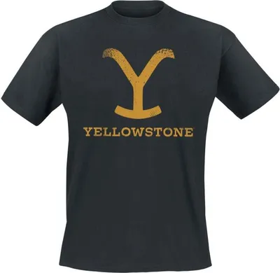 Productafbeelding van Yellowstone T-shirt voor heren, zwart, maat S