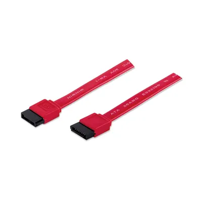 Immagine prodotto di MANHATTAN Cavo SATA St/St schermato 0,5 m rosso