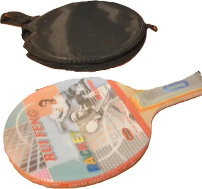 Image de Raquette de tennis de table avec étui, modèle 54137