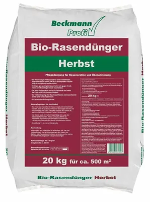 Produktbild von 20 kg -Rasendünger Herbst organisch 6+2+12  für ca.500m²