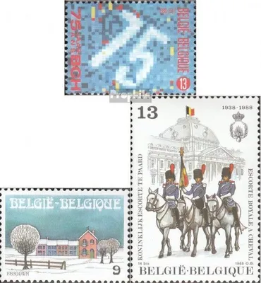 Produktbild von Briefmarken Belgien 1988 Mi 2358,2359,2360 (kompl.Ausg.) postfrisch Postscheckamt