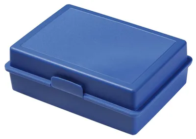 Obrázok produktu pre Obedový box "Piknik" pre deti - priestranný obedový box, bez BPA a vyrobený v Nemecku, ideálny ako obedový box do školy a na voľný čas - štandardný modrý PP