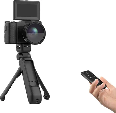 Obrázek produktu pro INF 4K digitální kamera s výklopnou obrazovkou, 12MP, 16x zoom - pro Vlogging