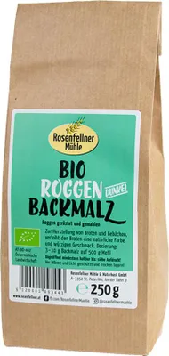 Produktbild von Roggenbackmalz 250g - 6er Vorteilspack von Rosenfellner Mühle