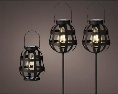 Produktbild von LED-Solar-Laternen-Set (3er-Set)