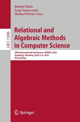 Produktbild von Relational and Algebraic Methods in Computer Science